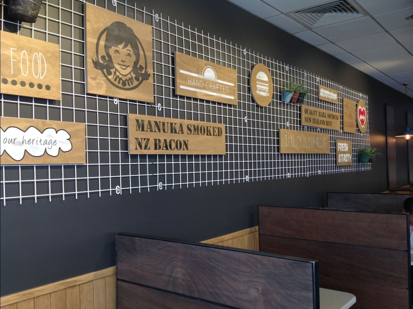 Wendys Restaurant Special Finishes